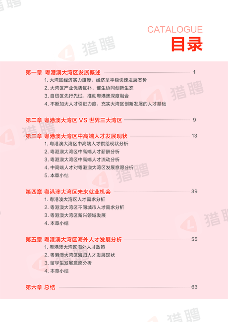 猎聘:粤港澳大湾区中高端人才发展报告